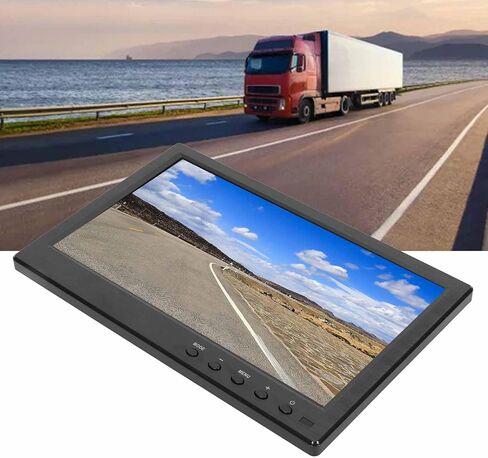 10.1 inch HD Monitor TFT LCD Color Screen, Portable Monitor with VGA BNC AV Ypbpr Input, 1280x800 Resolution, Supports PAL and NTSC Video Formats, Mini and Multifunctional (US in Saudi Arabia