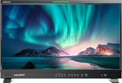 LILLLIPUT Q28-8K -28" 8K 12G-SDI Production Monitor 12G-SDI, 12G-SFP, HDMI 2.0 with Quad View, 3D-LUT, HDR, Gammas (Q28-8K-VBP-CC with V Mount Battery Plate+Carry on case) in Saudi Arabia