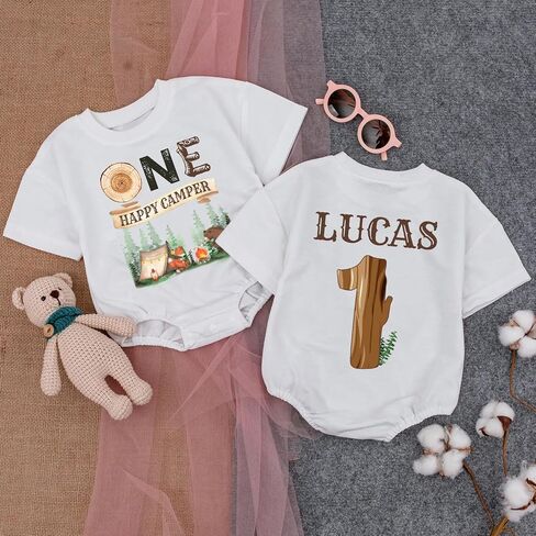 Personalized O Fishally One First Birthday Baby Romper, Ofishally One Birthday, Baby Boy Fishing Romper in Saudi Arabia