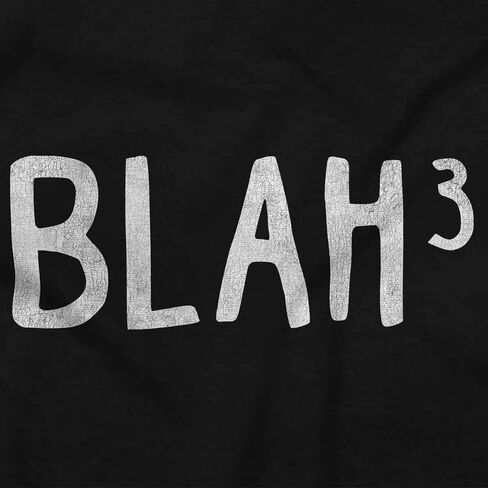 Brisco Brands Funny Blah Cubed Snark Math Joke Baby Romper Boys or Girls in Saudi Arabia