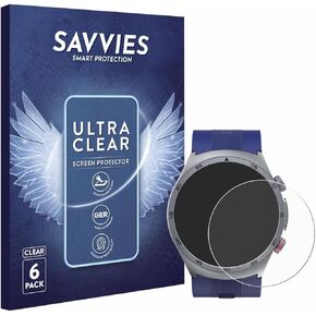 6 Pack Screen Protector Compatible with Kardena Care Air 3 (Round) Protection Film Clear