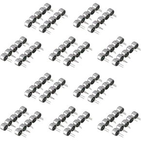 100 PCS 9.7mm x 7mm 2 Pin MIC Capsule Electret Condenser Miniphone