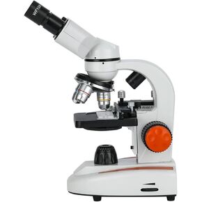 40-2000X Binocular Biological Microscope with LED Illumination for Student Experiments(40X-1000X)