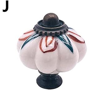 33mm Furniture Handle Ceramic Drawer Cabinet Knobs and Handles Knobs Door Cupboard Kitchen Pull Handles Furniture Hardware - (Color: J)