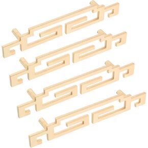 Chinese Style Pull Handles,Vintage Drawer Handles,1 Set Cabinet Handle Drawer Pull Knobs Furnishk Door Hadles Door Handles Door(10.50X2.30X2.00CM)