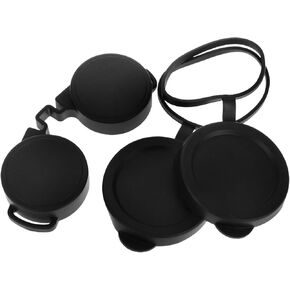 3Pcs Objective Lens Cap Rubber Eyepiece Guard for Binoculars Telescopes Protection for Outdoor Activities Durable Optics Lens Covers