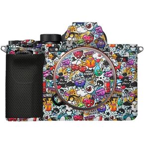 Anti-Scratch Camera Cover Skin Sticker for Sony Alpha A7RV A7R5 A7RM5 Protector Vinyl Film Skin Protective Decoration (Mamba Black)
