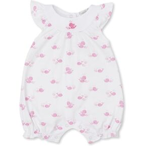 Kissy Kissy Baby Girls Infant Whale Wonder Print Short Playsuit