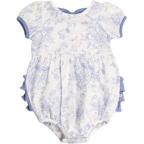 Rufflebutts Baby Girls نفخة قصيرة الأكمام الفقاعة