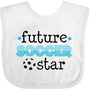 inktastic Future Soccer Star Baby Bib