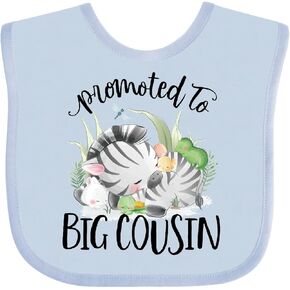 تم ترقية inktastic zebra إلى Big Cousin Baby Bib