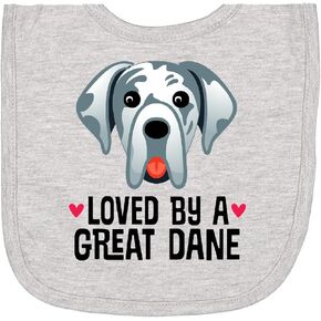 inktastic Great Dane Dog Lover Newborn Bib
