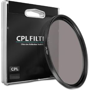 58mm CPL Circular Polarizer Filter for DX Nikkor 70-300mm f/4.5-6.3G ED VR Lens Y