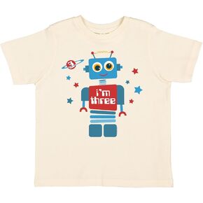 inktastic Robot 3rd Birthday Toddler T-Shirt