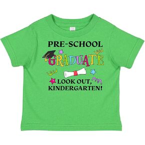 inktastic Pre-School Graduate Look Out, Kindergarten Toddler T-Shirt