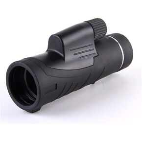 Monocular Telescope, 10x42 Monocular Telescope, HD High Power BAK4 Prism Lens Monocular Compact with Smartphone Adapter Life Waterproof Fogproof Monocular for Adult Bird Watching Outdoor