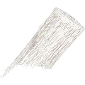 Hand Woven Ceiling Lamp Shade Decorative Bohemian Light Cover for Living Room and Bedroom Easy to Install Single Unit