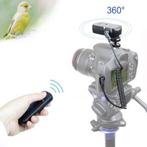 Foto&Tech 360 Any Angle 100m Wireless Remote Control Shutter Release (Compatible with Panasonic DC-G9 DMC-G7 DMC-G85 DC-GH5/DMC-FZ300 FZ1000 FZ2500 FZ200 FZ100 GF6 GH4)