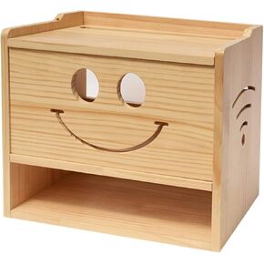 Router Shelf Wall Mount WiFi Router Storage Box, WiFi Router Storage Box Desktop Modem Router Shelf Cable Management Boxes Socket Shielding Wire Finishing Wire Box