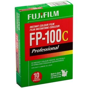 FUJIFILM FP-100C 3.25 X 4.25 Inches Professional Instant Color Film