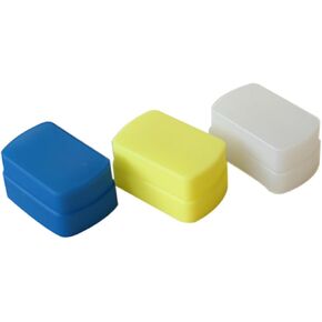 Silicone Flash Bounce Softbox Diffuser for Speedlite Ii Color Blue White Yellow Flexible Design Reduces Shadows Glares for Photography