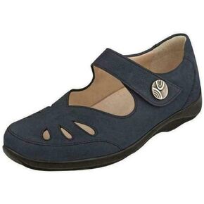 Finn Comfort Womens BRAC-S Nubuck Leather Shoes
