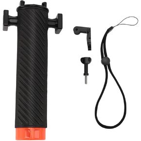 Action Camera Floating Hand Grip Double Cold Shoe Port Anti Slip Quick Release with Anti Loss Lanyard Floating Mount for Osmo Action 4 Osmo Action Osmo Underwater Photography