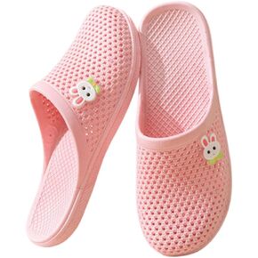 Cute Rabbit Slippers Women Colorful Bear Fashion Outdoor Beach Summer Slides Pillow Cloud Ultra Cushion Thick Sole Slides Shower Bathroom Sandals Women Shower slippers Indoor Bedroom Shoes