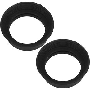 2pcs Sturdy Rubber Telescope Eyepiece Cover for Dew Shield Moon Filter