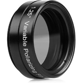 1.25'' Filter Variable Polarizing for Astronomys Monocular & Eyepiece Viewing The Moon for Planet
