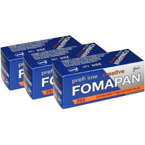 Pack of 5 FOMAPAN CLASSIC 100 ASA 135/36 Black/White Film 35 mm