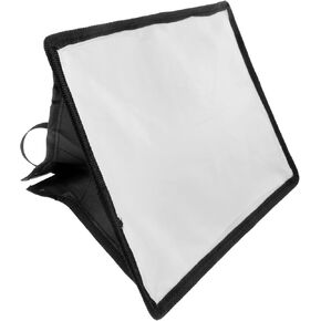 Portable Camera Flash Softbox Diffuser Soft Light Reflector for Top Flash Lightweight and Durable Design for Easy to Use and Carry