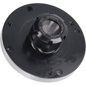 Workholding Collet Chuck 7 Holes ER32 D125 Carbon Steel Collet Chuck Accessory for CNC Milling Machine Tool