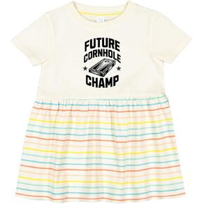 inktastic Future Cornhole Champ Lawn Game Infant Dress