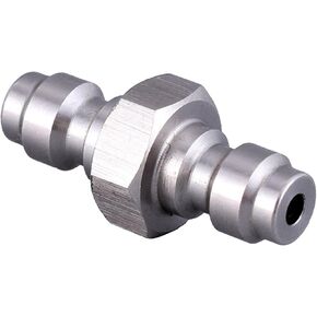 Double Male Quick-Disconnect Coupling Adaptor Stainless Steel Air Fill Station Tool Fittings Double Male