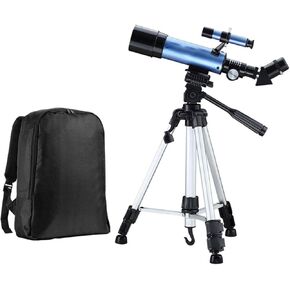 Telescope, Refractor Telescope Magnification Eye Pieces Included Easy, Light Weight and Includes Aluminum Tripod Great f