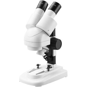 20X/40X Stereo Microscope with 45° Tilted Eyepieces & Top LED Illumination, Ideal for PCB Soldering, Mobile Repair, and Educational Use