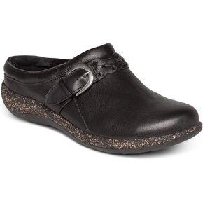 AETREX LIBBY LIBBY Orthopedic Comfort Leather Leather Clogs - Buckle القابلة للتعديل خفيفة الوزن البغال والثبات