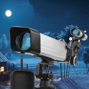 Kids Telescope for Adults Astronomy Beginners 60mm Refractor Telescopes with Adjustable Tripod Heaven and Earth,Compass