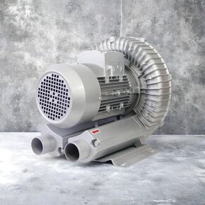 Vortex Ring Blower Industrial Regenerative Blower Strong Centrifugal Vortex Fan Large Airflow Vacuum Pump 180W-1100W for Aquaculture Pond Aeration,1100W