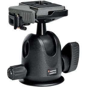 Manfrotto 496RC2 Ball Head with Quick Release Replaces Manfrotto 486RC2,Black