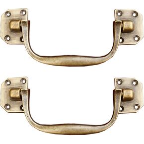 Chinese Style Pull Handles,Vintage Drawer Handles,2Pcs Chinese Style Vintage Drawer Pure Brass Pulls Handle Classical Furniture Hardware Copper