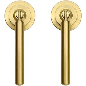 Chinese Style Pull Handles,Vintage Drawer Handles,2Pcs Brushed Brass Drawer Pulls Mid-Century Modern Style Cabinet Hardware Kitchen Knobs Dresser