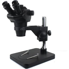 8X-50X Trinocular Stereo Microscope with Continuous Confocal Zoom, 360° Rotating Head, Widefield Eyepieces, 4.5" Working Distance, for School Laboratory & Science Education