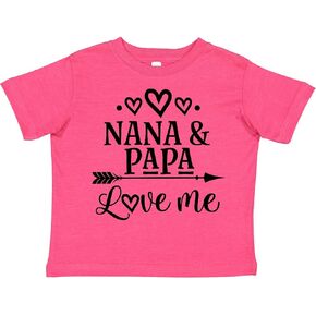 inktastic Nana Papa Love Me Grandchild Toddler T-Shirt