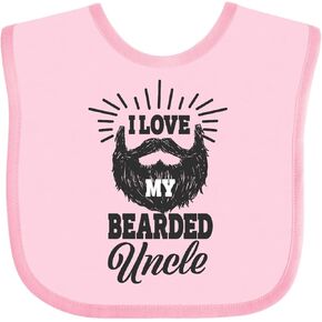 inktastic I Love My Bearded Uncle Baby Bib