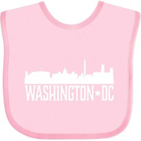 inktastic Washington DC Skyline Cities Baby Bib
