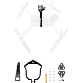 Action Camera Flight Light Carry Bracket for Drone, Lightweight Mount Bracket Kit for DJI Air 3 Drone Accessory B
