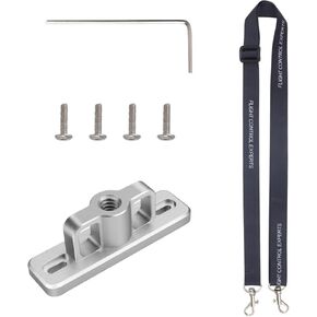 Aluminum Install Holder Mount for Drones Remote Control Tripods Mount Neck Lanyards Adapters Aluminum Handle Bracket