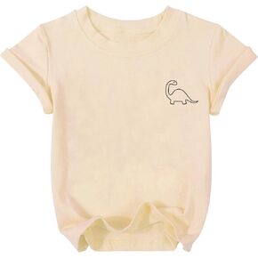Dinosaur Graphic Shirts Dinosaur Tshirts for Toddler Boys Girls Dino Crewneck Shirt Kids 1-7 Years in Saudi Arabia